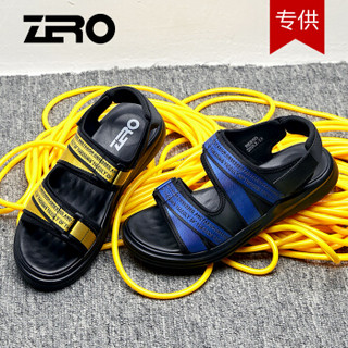 ZERO Z82095 男士休闲凉鞋 黄织带 44