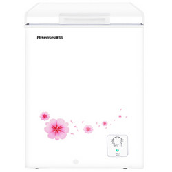 海信（Hisense）BD/BC-100N/A 100升 家用冷柜 卧式冷藏冷冻转换柜 节能静音 顶开门 冰柜（珍珠白）