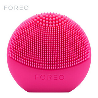  斐珞尔（FOREO）洁面仪 小型硅胶电动清洁脸部美容仪非充电型 露娜玩趣版 LUNA PLAY 桃红色