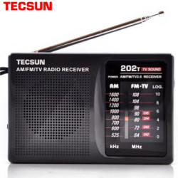 TECSUN 德生 R-202T 袖珍式收音机 *3件