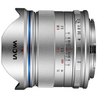 Laowa 老蛙 7.5mm F2.0 无反定焦镜头 银色