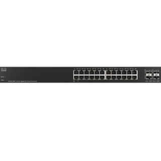 CISCO 思科 SG220-28MP-K9-CN 24口千兆全POE可管理交换机