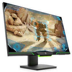 惠普25X 暗影精灵 24.5英寸 FHD分辨率 144Hz 吃鸡游戏电竞 电脑液晶爱眼显示器