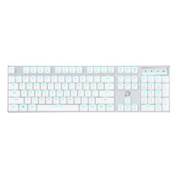 Dareu 达尔优 EK820 机械键盘（白色 青轴 104键）