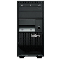 联想（ThinkServer）塔式服务器 TS250 (E3-1225V6/4GB/1T SATA 非热插拔/DVD）标配