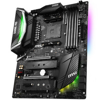 msi 微星 X470 GAMING PRO CARBON 暗黑板 主板+AMD 锐龙 7 2700X CPU 板U套装