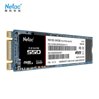 Netac 朗科 绝影 N910E 240GB M.2 NVMe 固态硬盘