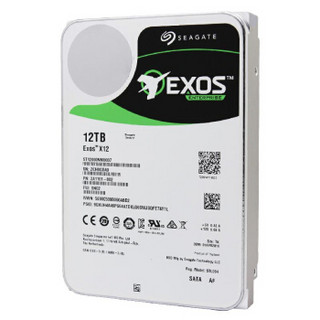 SEAGATE 希捷 银河系列 ST12000NM0007 7200转 256M 企业级硬盘 12TB