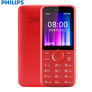 PHILIPS 飞利浦 E106 非智能手机 老人手机 烈焰红