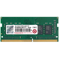 Transcend 创见 4G DDR4 2400MHz 笔记本内存条