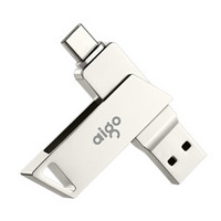 学生专享：aigo 爱国者 128GB Type-C手机U盘 U350 高速两用 双接口U盘 USB3.2