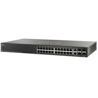 CISCO 思科 SF500-24 24口百兆可堆叠全网管交换机