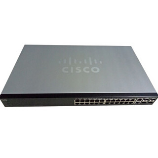 CISCO 思科 SF500-24 24口百兆可堆叠全网管交换机