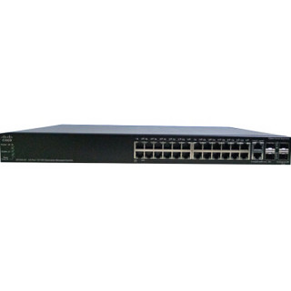 CISCO 思科 SF500-24 24口百兆可堆叠全网管交换机