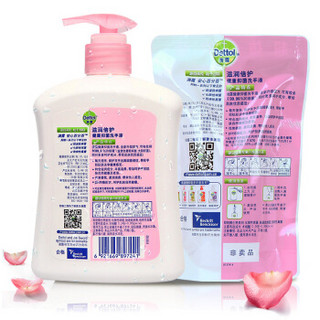 Dettol 滴露 健康抑菌洗手液 套装 滋润倍护 （500g*1瓶+300g*1袋）*2套+植物呵护 500g*1瓶+300g*1袋