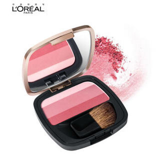 L'OREAL PARIS 巴黎欧莱雅 奇焕光采柔光三色腮红 03 柔光珊瑚 4.5g