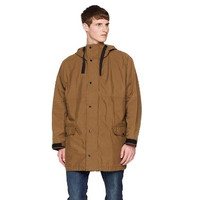 HUGO BOSS Casual Olucion 男士连帽风衣 (Green (Dark Green 302)、S)