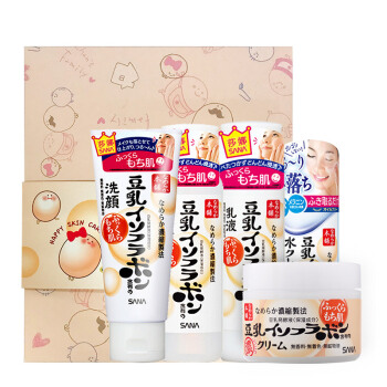 SANA 莎娜 豆乳美肤五件套礼盒