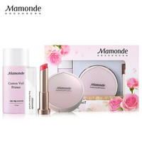 Mamonde 梦妆 气垫BB礼盒 气垫霜 02 自然色 15g+隔离霜 01# 薰衣草 35ml+唇膏 08 纯情铃兰花 3g