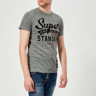  Superdry 极度干燥 男士印花短袖T恤
