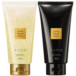 AVON 雅芳 小黑裙洗护套装（沐浴150毫升 香体乳150克）