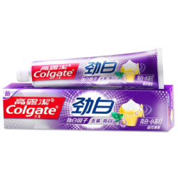 高露洁(Colgate) 劲白小苏打 牙膏 180g(晶亮薄荷,卓效去渍) *2件