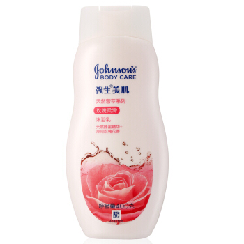 Johnson's body care 强生美肌 玫瑰柔滑沐浴乳 400g