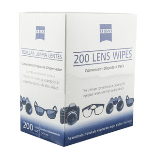 ZEISS 蔡司 擦镜纸 清洁湿纸巾200片