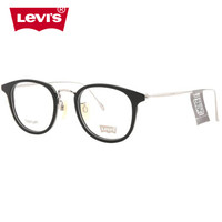 Levi's 李维斯 LS94008-C01 亮黑色时尚板材纯钛近视光学镜框