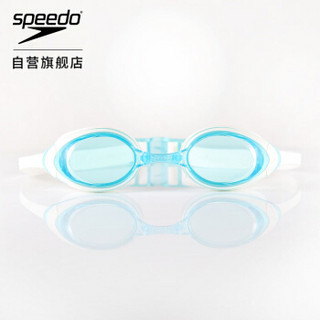 SPEEDO 速比涛 8036130310 高清防雾防水泳镜 浅蓝 均码