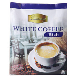 马来西亚进口 乐卡斯（Luxway）白咖啡风味固体饮料 300g (25g*12包） *10件