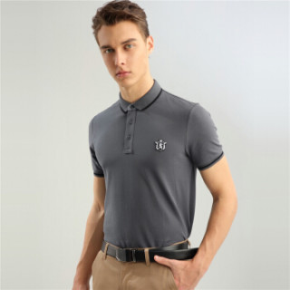 GIORDANO 佐丹奴 01016242 男士短袖POLO衫 05标志灰色 170/96A