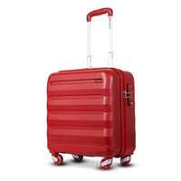  愛可樂 ECHOLAC   拉杆箱万向轮登机旅行箱16/17英寸商务行李箱机长箱PCPT008红色