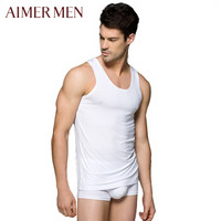 AIMER MEN 爱慕先生 NS11S11 男式跨栏背心 白色 180/L