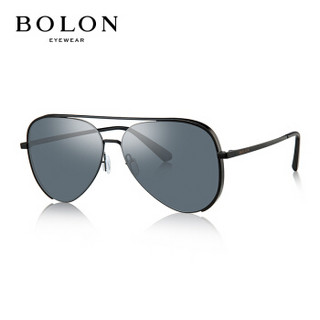 暴龙BOLON太阳镜男款经典时尚太阳眼镜飞行员框框墨镜BL7018C10