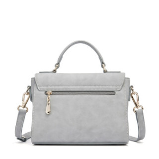 【doodood6210女士单肩包】doodoo d6210 女士手提斜挎包 蓝灰色