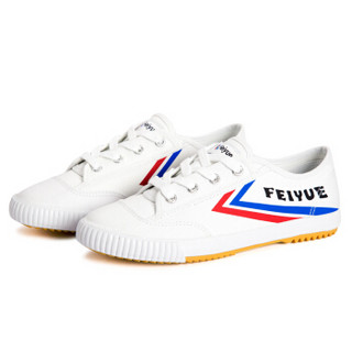 Feiyue. 飞跃 FEI YUE 飞跃 331 中性休闲帆布鞋 (红蓝/白、37)