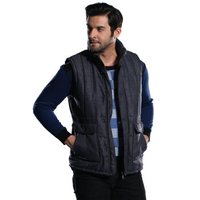 恒源祥 9445A 男士加厚丝绵马甲 (175、上青)