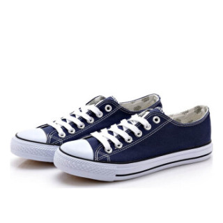 商品semir 森马 2122207 男士低帮帆布鞋 深蓝 40