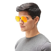 Jimmy Orange吉米橙 太阳镜男款偏光镜轻型钛架男女士潮人司机墨镜蛤蟆眼镜 J3025 112/9362mm 大款