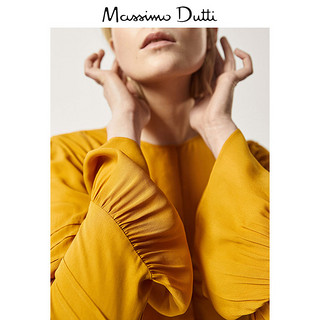 Massimo Dutti 05131529305 女士衬衫 芥末黄 36