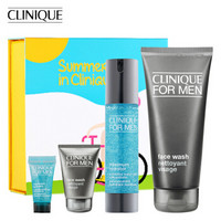 CLINIQUE 倩碧 男士冬季补水套装 （男士液体洁面皂 200ml*1支+男士爆珠 48ml*1支+体验装 2支）