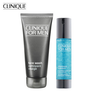 CLINIQUE 倩碧 男士冬季补水套装 （男士液体洁面皂 200ml*1支+男士爆珠 48ml*1支+体验装 2支）