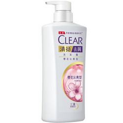 CLEAR 清扬 去屑洗发露 樱花沁爽型 500g *3件