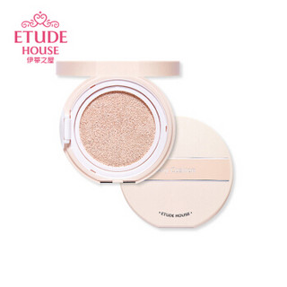 ETUDE HOUSE 伊蒂之屋 娇颜饰色气垫隔离霜套装 明采微光 14g+14g