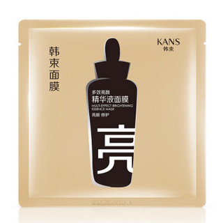 KanS 韩束 多效亮颜精华液面膜 24.6ml*21片