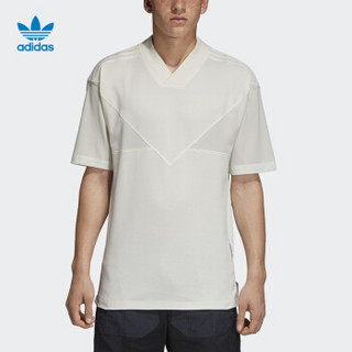 adidas 阿迪达斯 NMD DH2267 男款运动T恤 (M、白色)
