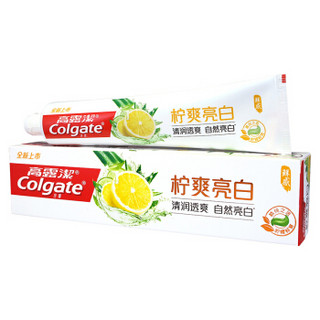 Colgate 高露洁 天然萃选 柠爽亮白牙膏 180g