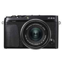 FUJIFILM 富士 X-E3（XC15-45mm） 微单相机套装（APS-C、2430万、黑色）