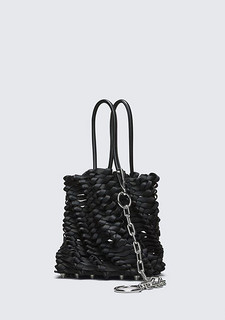 ALEXANDER WANG WEAVED SMALL ROXY BUCKET TOTE 女士编织水桶包